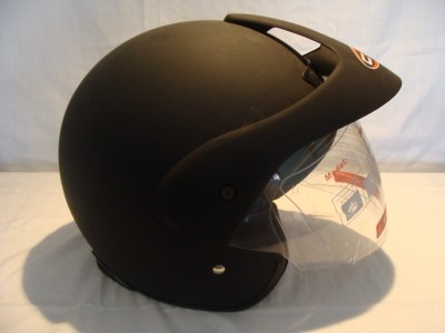 Kask otwarty z daszkiem, cross, motorower, quad, skuter