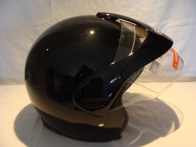 Kask otwarty z daszkiem, cross, motorower, quad, skuter