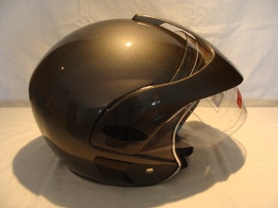 Kask otwarty z daszkiem, cross, motorower, quad, skuter