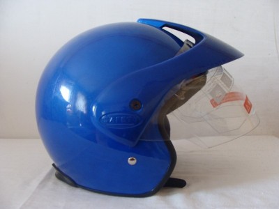 Kask otwarty z daszkiem, cross, motorower, quad, skuter