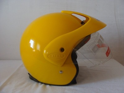 Kask otwarty z daszkiem, cross, motorower, quad, skuter