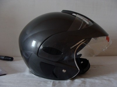 Kask otwarty z daszkiem, motorower, quad, skuter, cross
