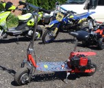 Hulajnoga spalinowa z armotyzatorem