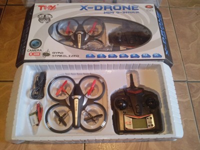 X-Drone Mini G-Shock (kamera, radio 2.4GHz, zasięg do 80m)