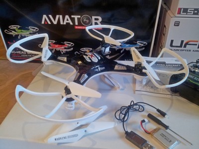 DUŻY DRON QUATROCOPTER ZDALNIE STEROWANY RC XX6